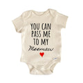 Meemaw Announcement Baby Gift Baby Bodysuit