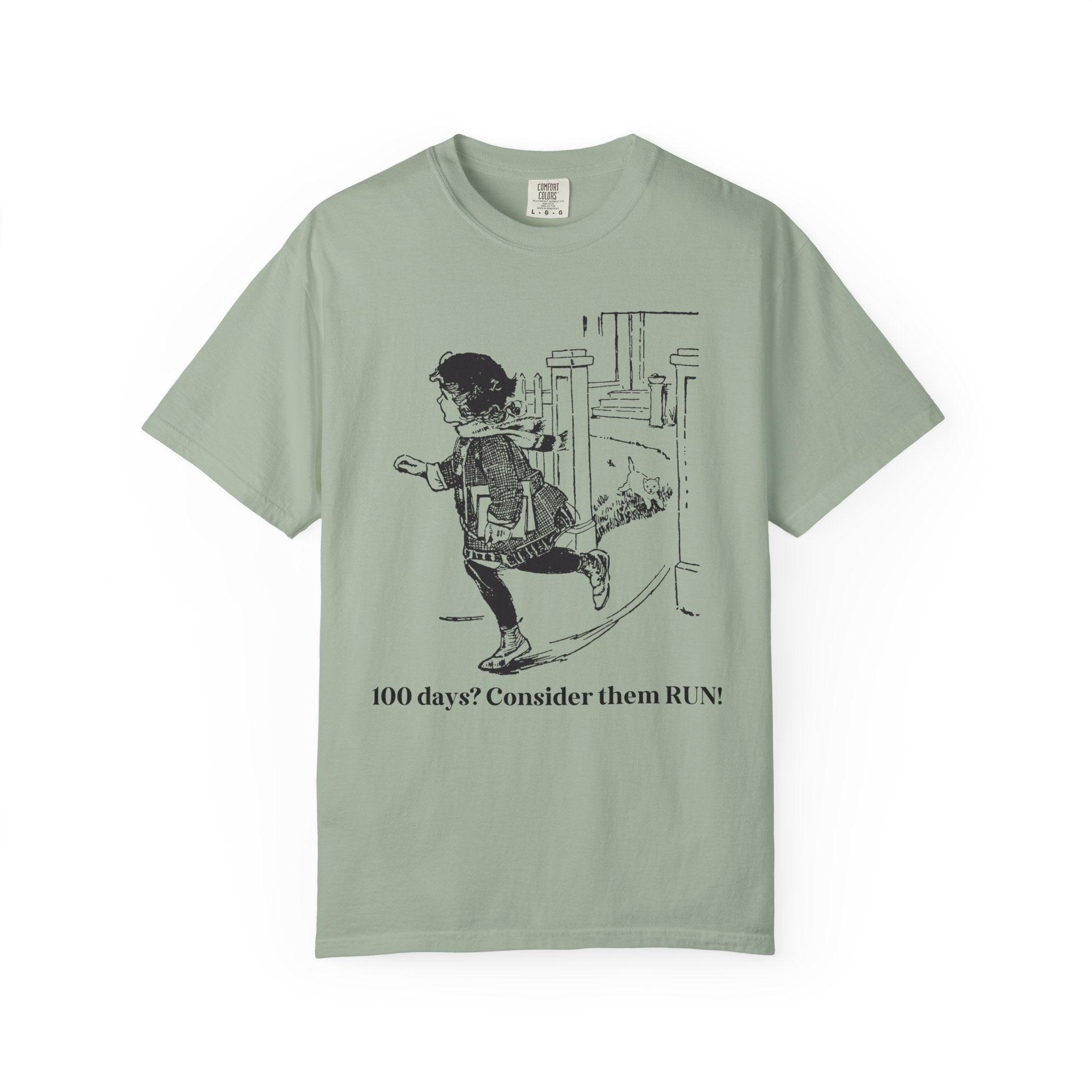 100 Days of School Teacher Tee Shirt for Cat Lover