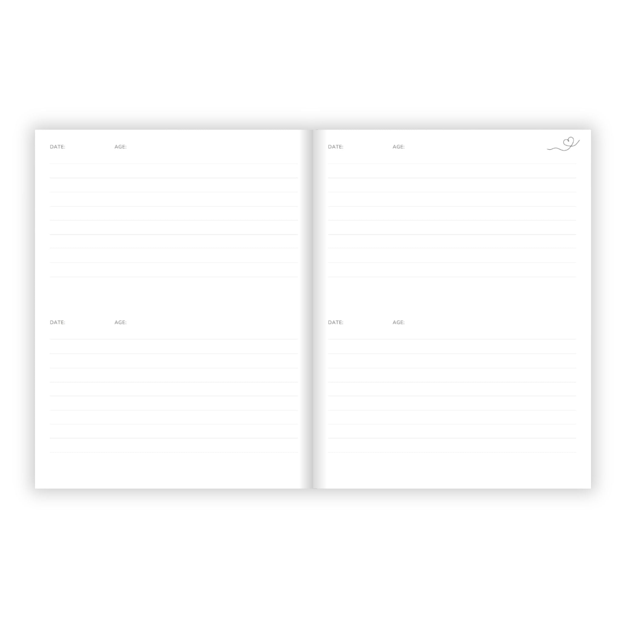 Birthday Memory Book-Girly Bows