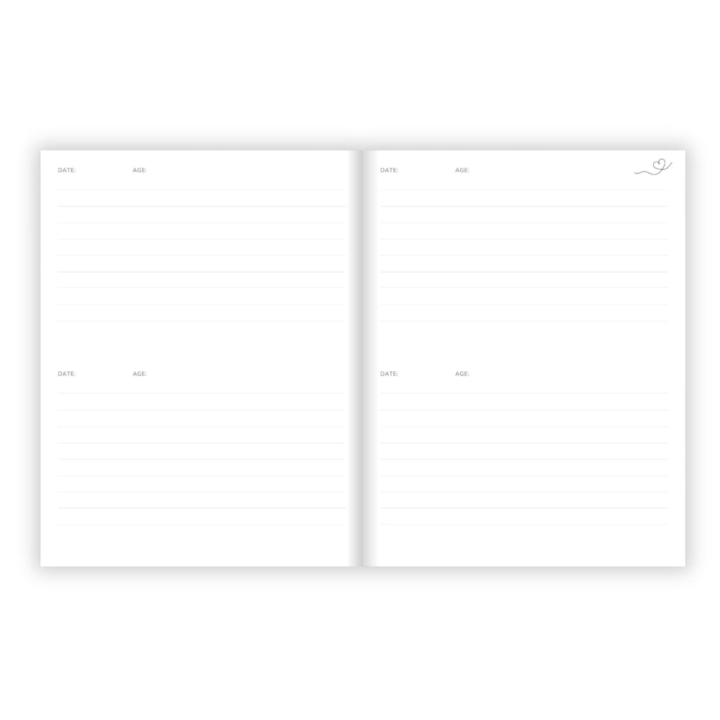 Birthday Memory Book- Seafoam Candles