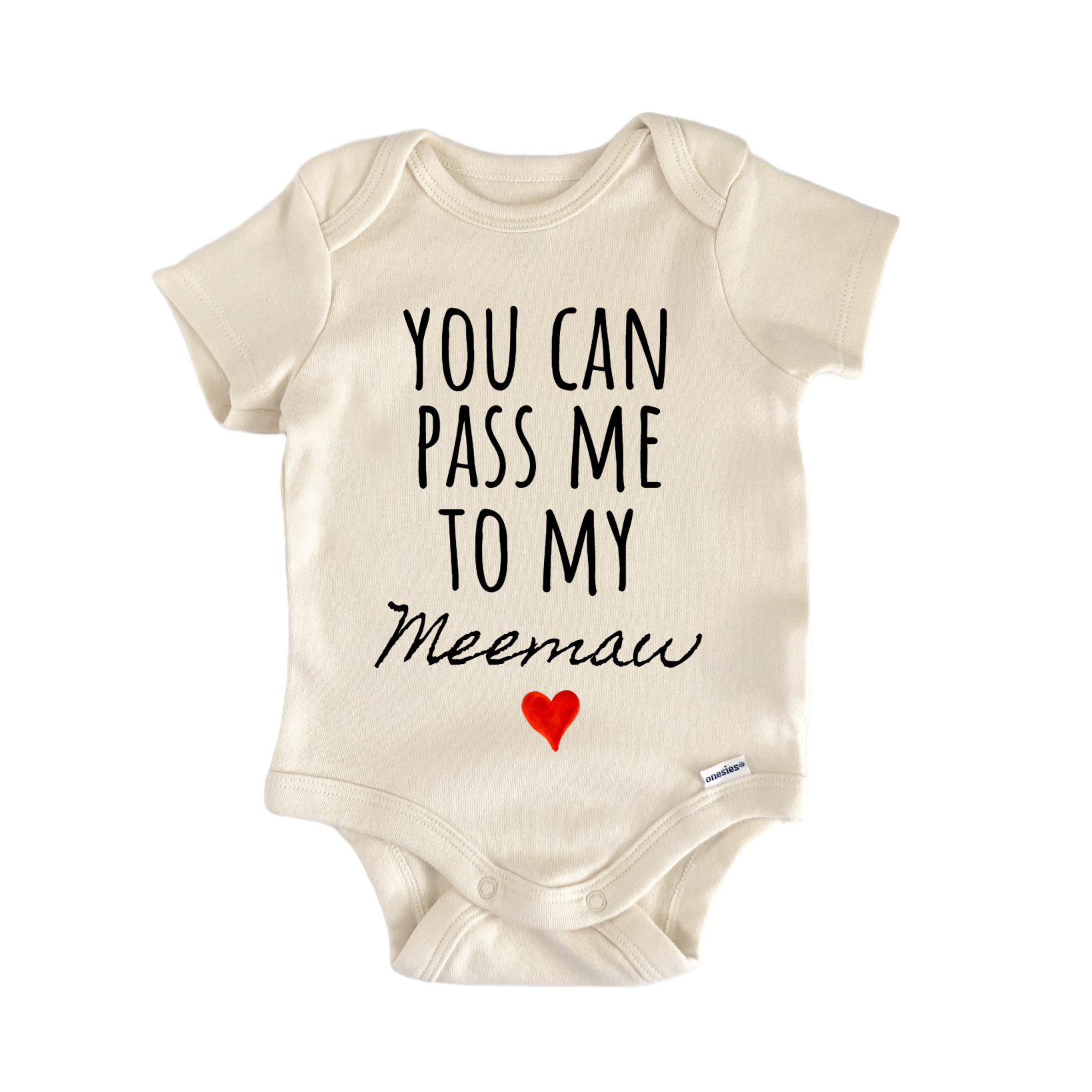 Meemaw Announcement Baby Gift Baby Bodysuit