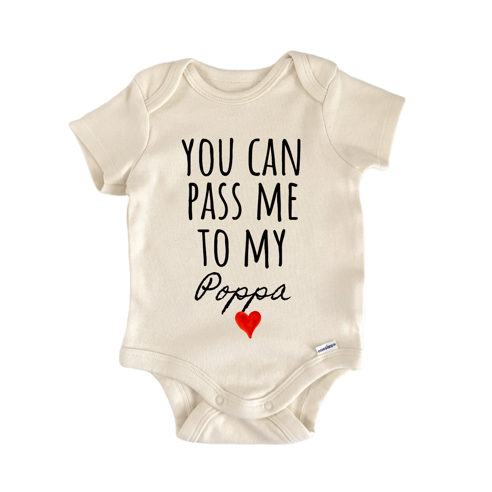 Poppa Announcement Baby Gift Baby Bodysuit