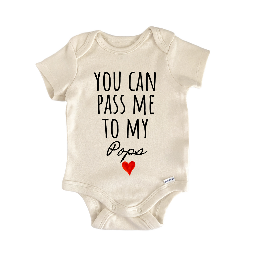 Pops Announcement Baby Gift Baby Bodysuit