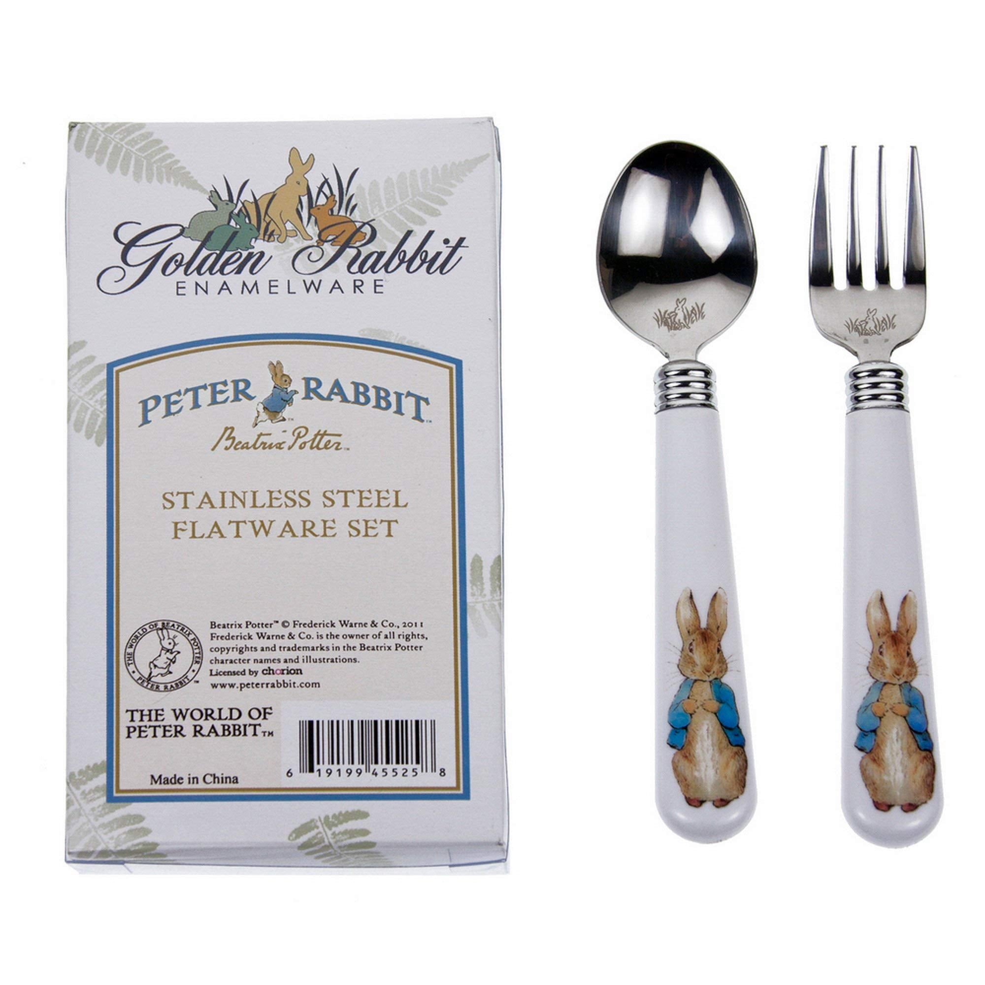 Golden Rabbit Children's SS Flatware Gift Set