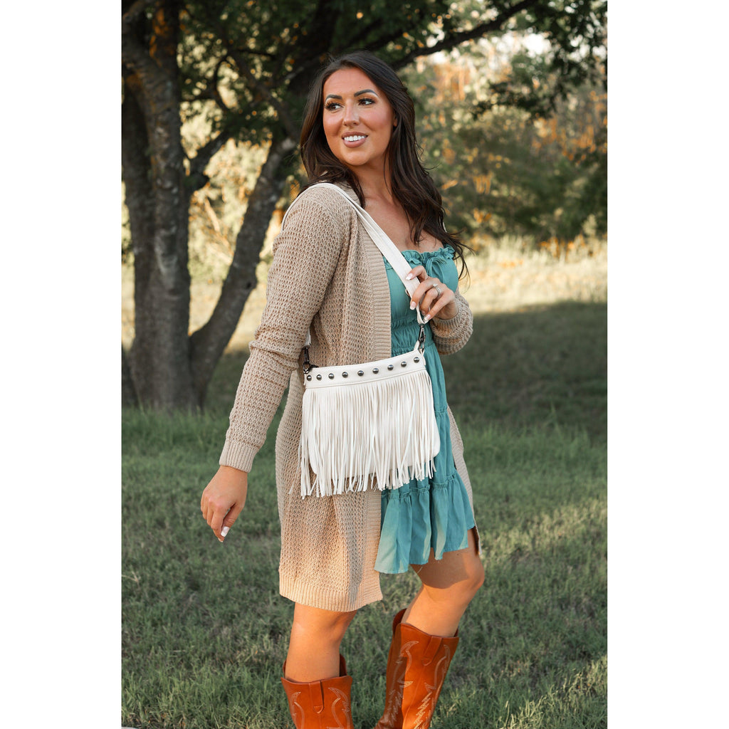 Nora -Cream Fringe Bags