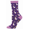 Duck, Duck, Flower Bamboo Socks