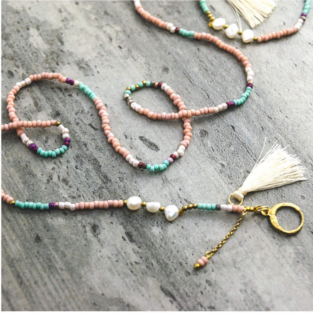 Cindy Bead & Tassel Sunglass Chain - Thailand