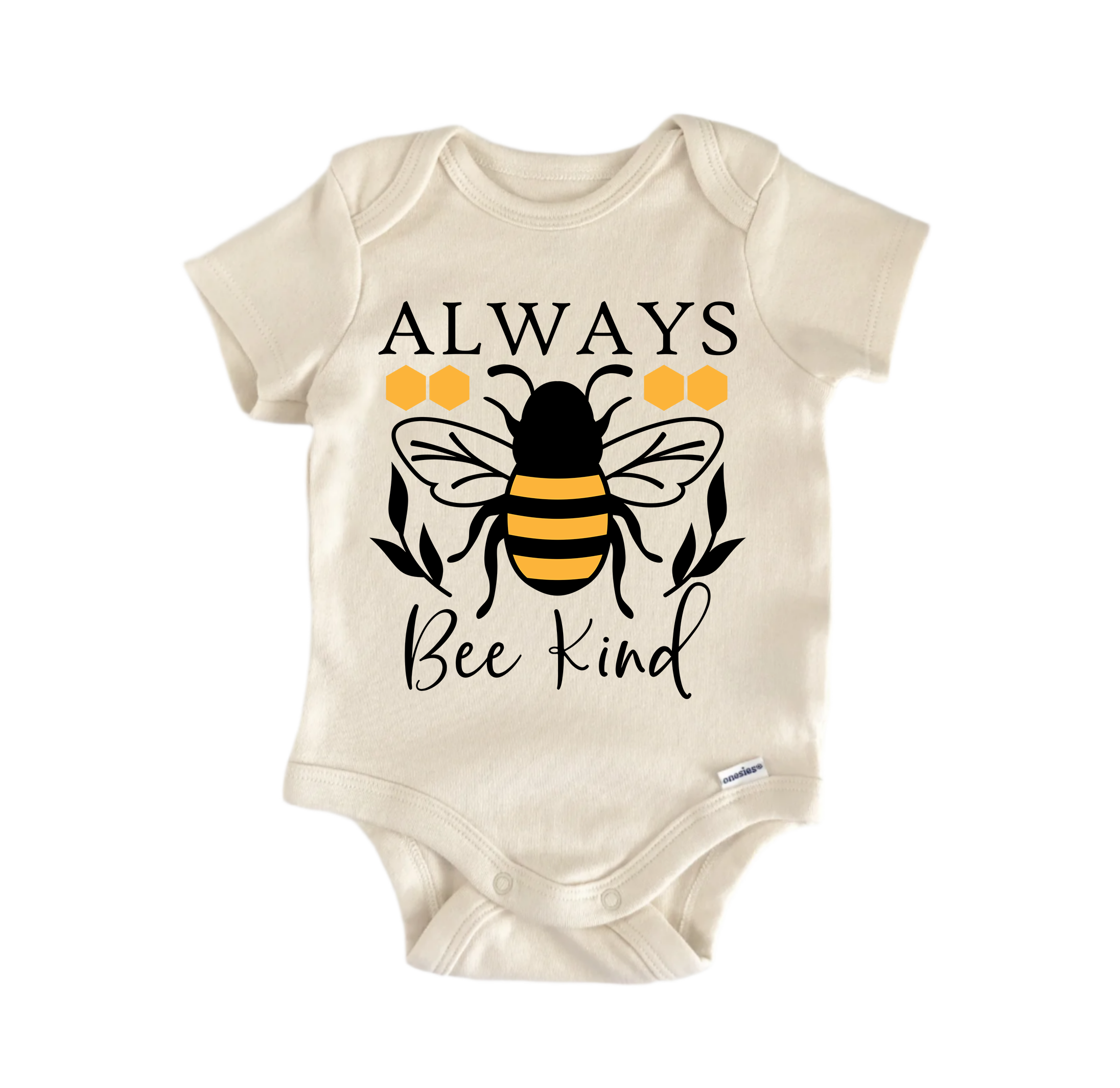 Always Bee Kind Honey Newborn Baby Onesie® Bodysuit