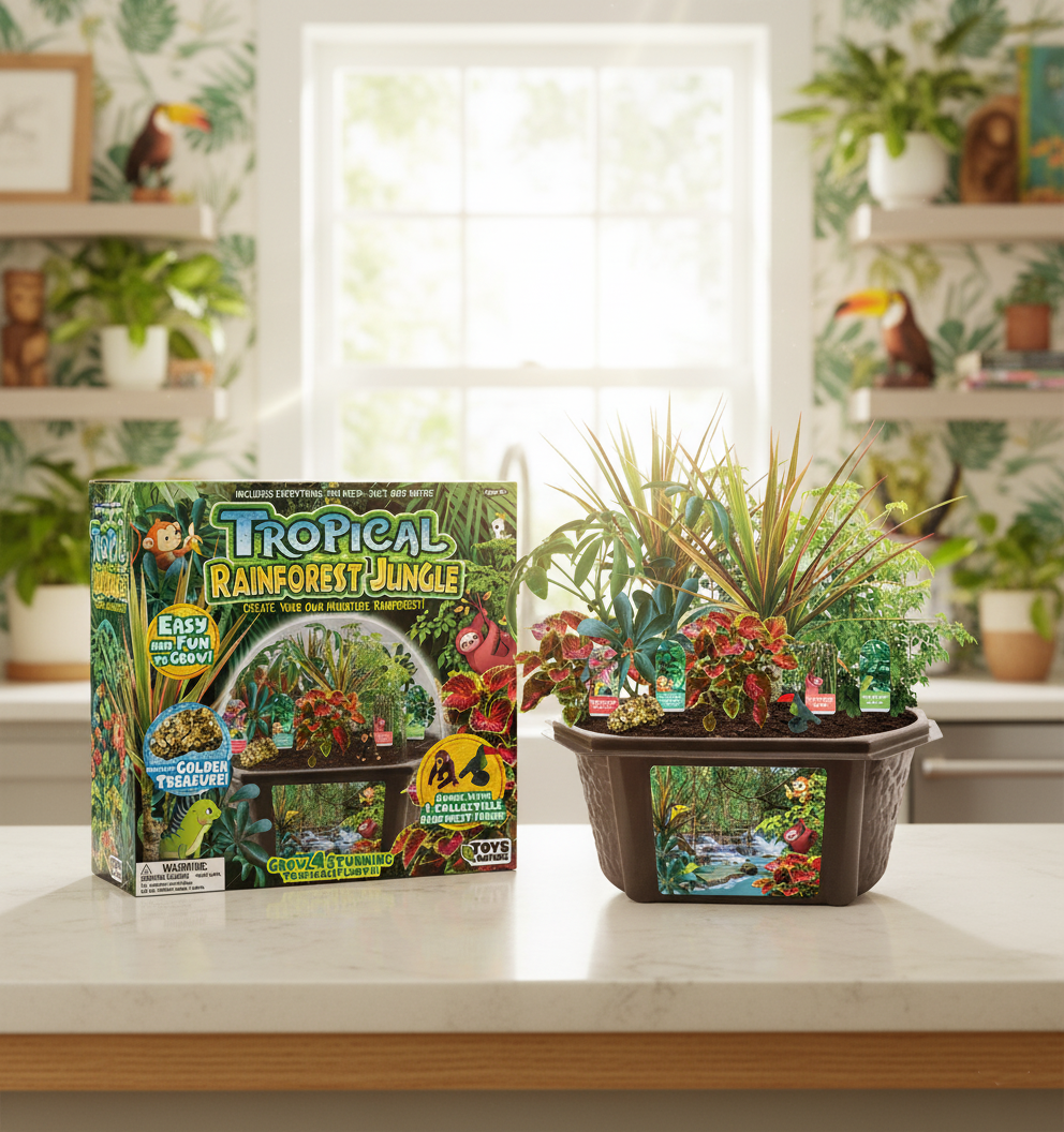 Tropical Rainforest Jungle Biosphere Terrarium