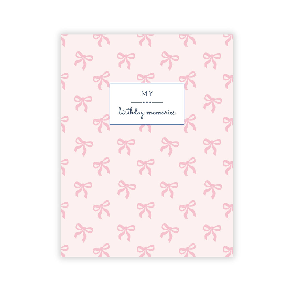 Birthday Memory Book-Girly Bows