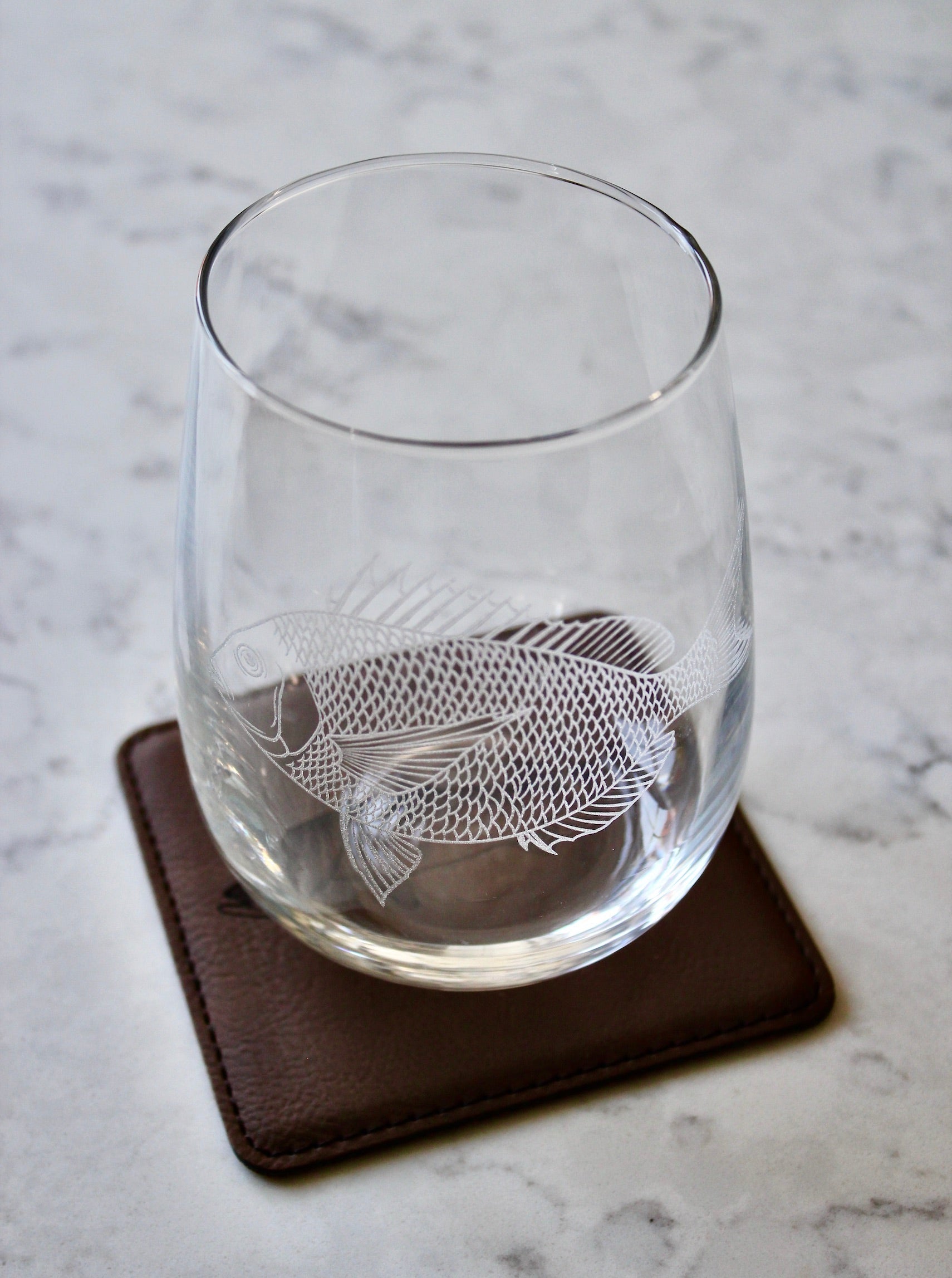Bee Coaster Set (Slate or Leatherette)