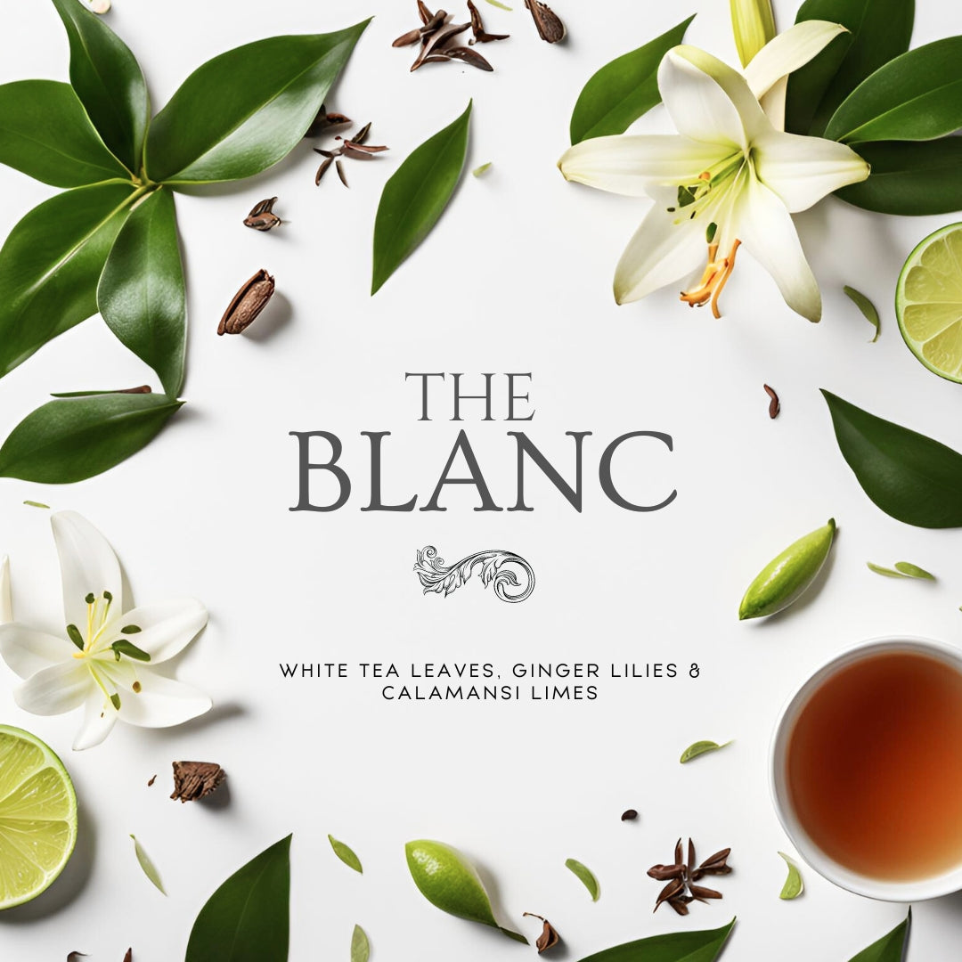 The Blanc (8.5 oz Single Wick) - Notes: White Tea, Ginger Lilies & Calamansi Limes