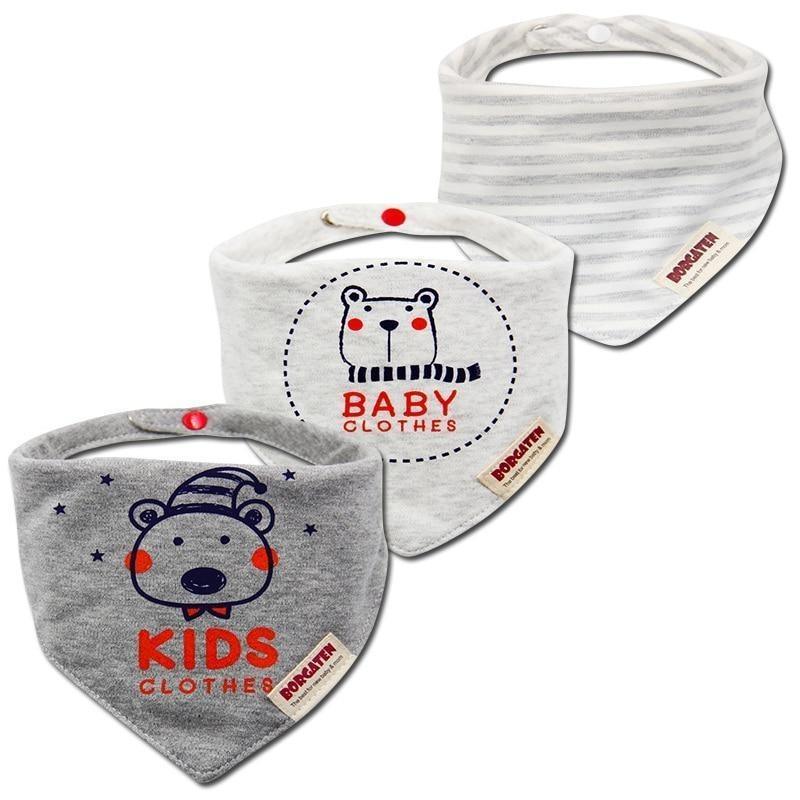 3PCS Waterproof Cotton Baby Burp Cloth Newborn