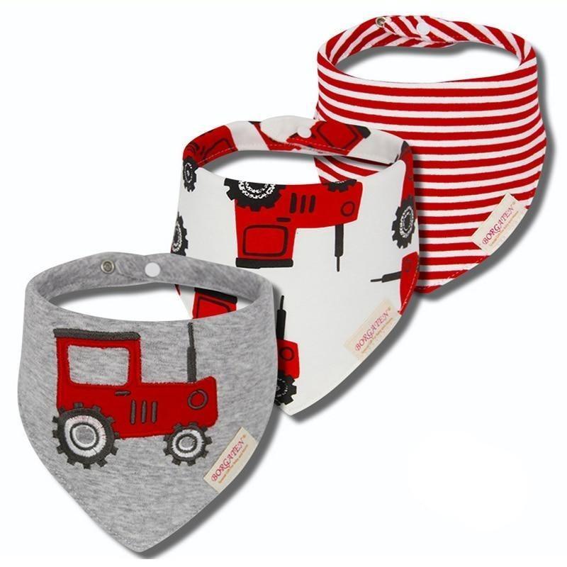3PCS Waterproof Cotton Baby Burp Cloth Newborn