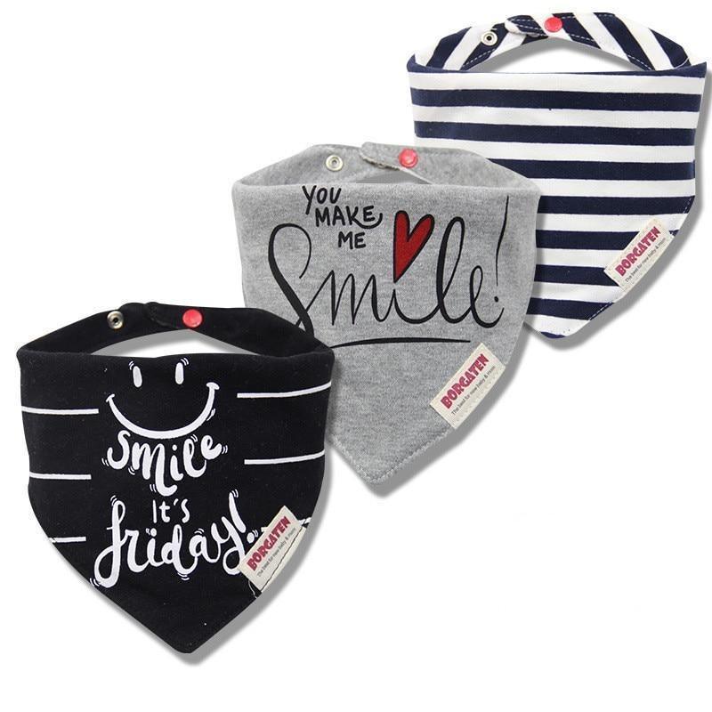 3PCS Waterproof Cotton Baby Burp Cloth Newborn