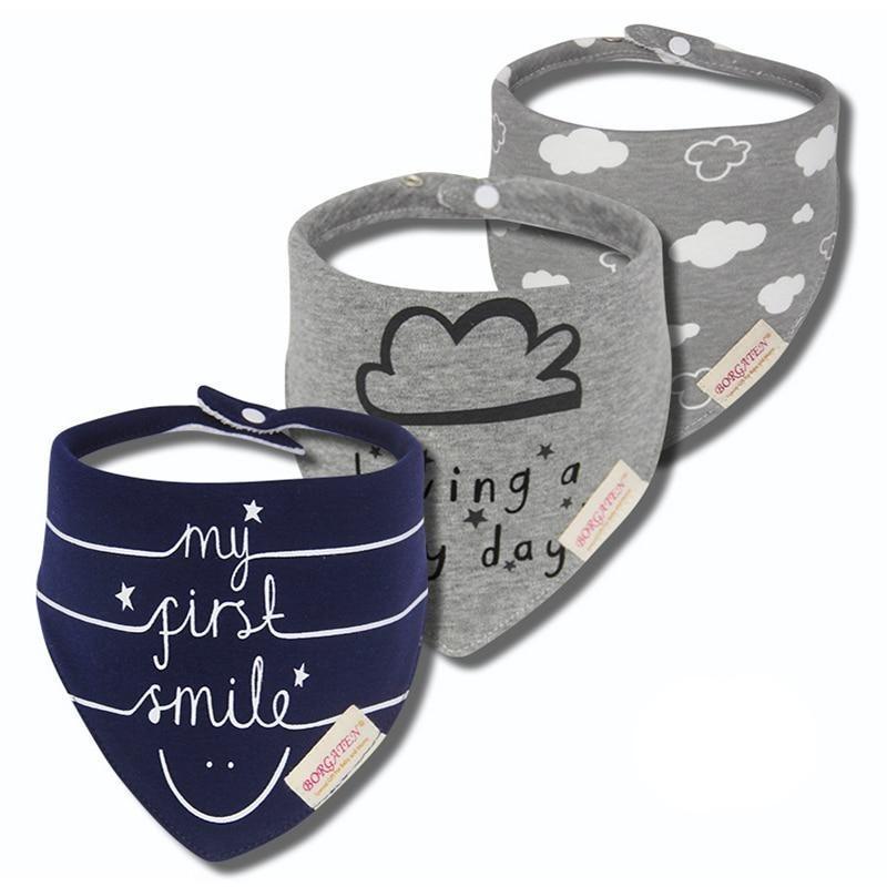 3PCS Waterproof Cotton Baby Burp Cloth Newborn