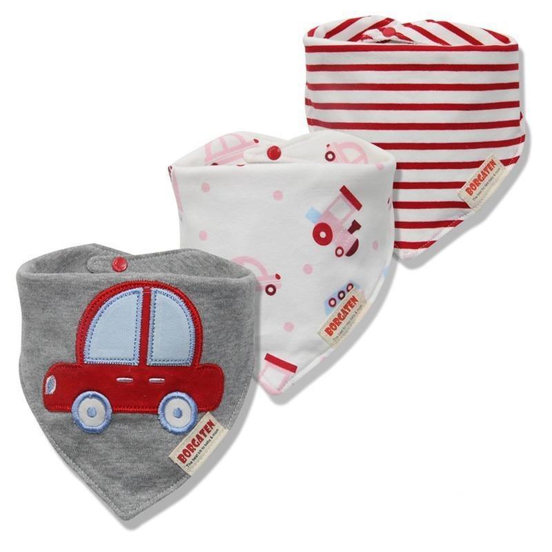 3PCS Waterproof Cotton Baby Burp Cloth Newborn