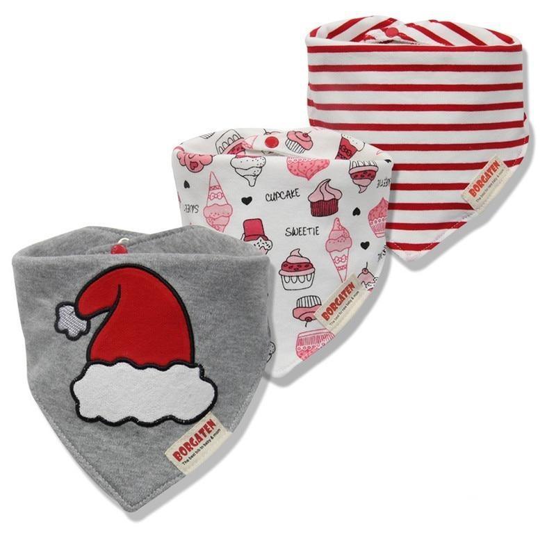 3PCS Waterproof Cotton Baby Burp Cloth Newborn