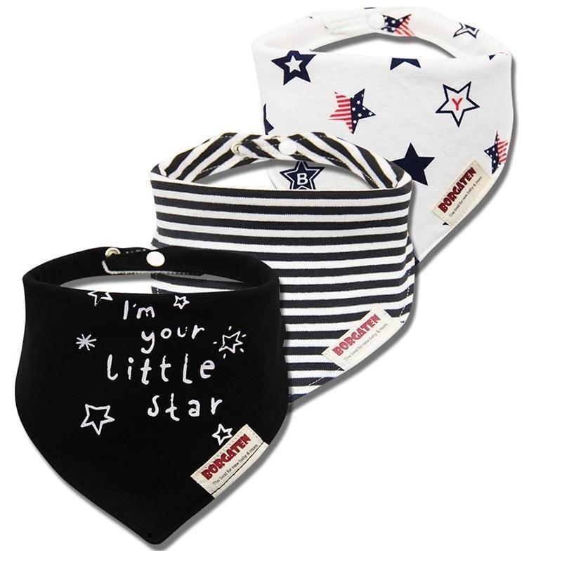 3PCS Waterproof Cotton Baby Burp Cloth Newborn