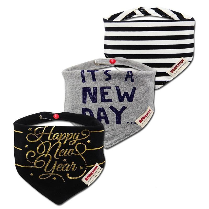 3PCS Waterproof Cotton Baby Burp Cloth Newborn