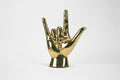 The "I Love You" Hand Sign ASL Sculpture in Brass