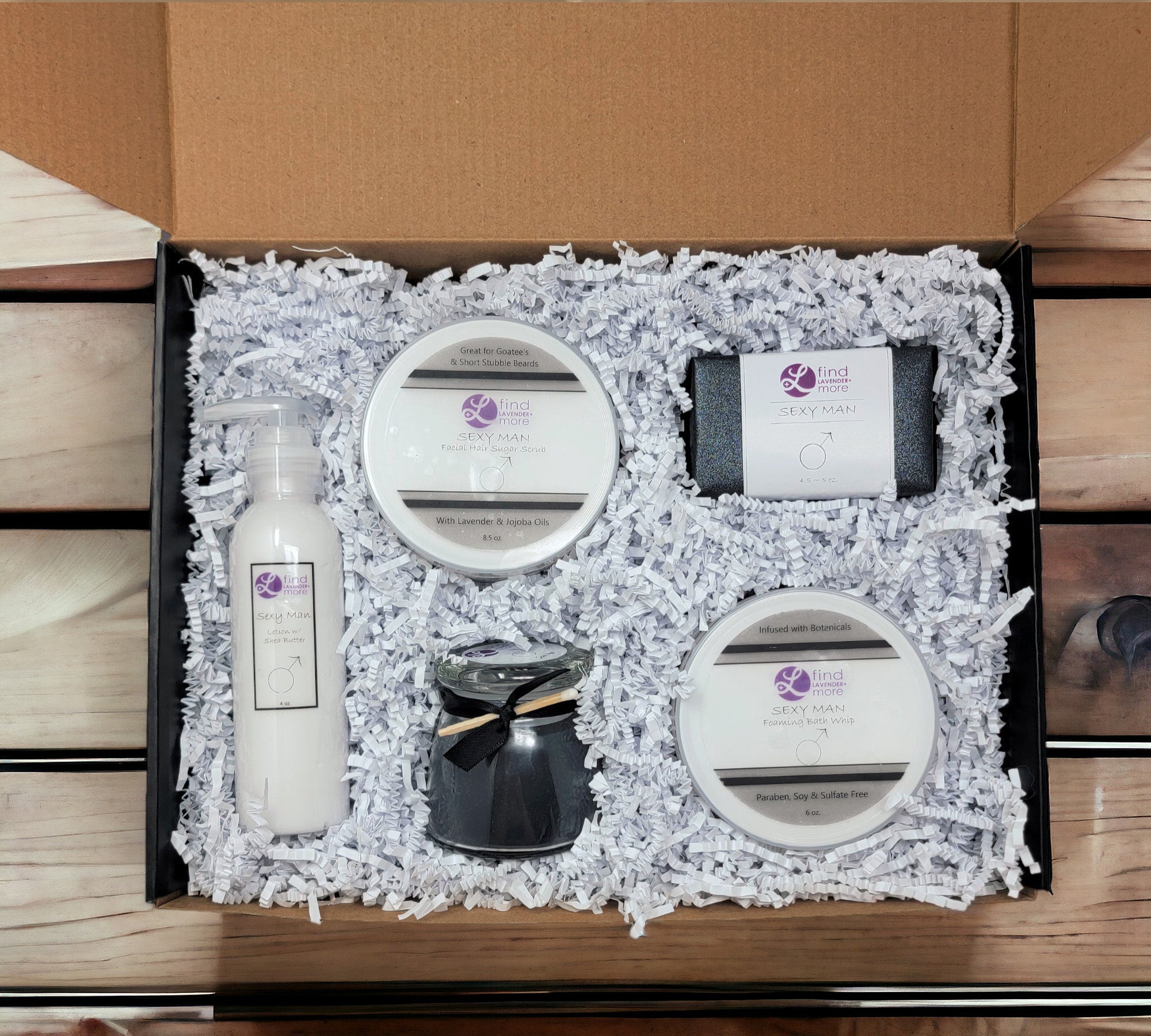 Lavender Gift Set Bundle with Plants and Home Decor Items