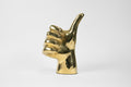 Thumbs Up or "Gig 'Em, Aggies" Hand Sign Sculpture in Brass Graduation Gift