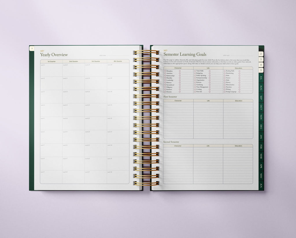 The Well Ordered Homeschool Planner - 2026-2027 Edition