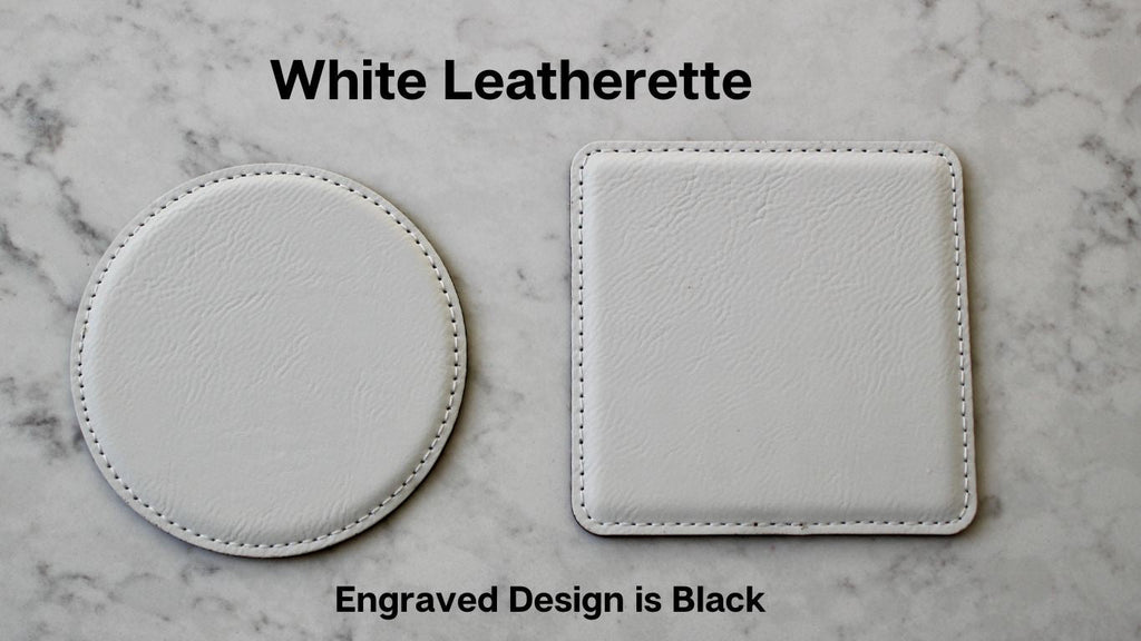 Bee Coaster Set (Slate or Leatherette)