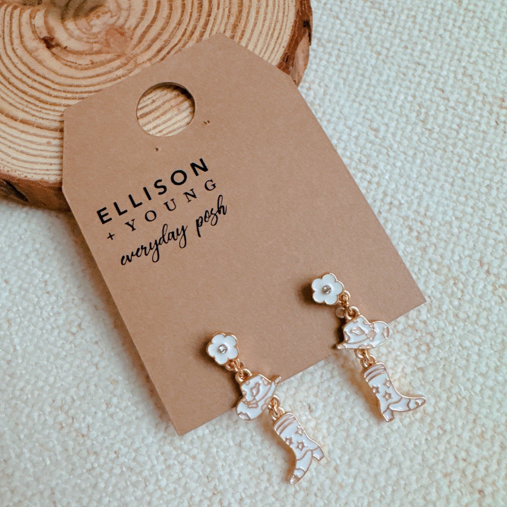 Yee-haw Boot Dangle Earrings