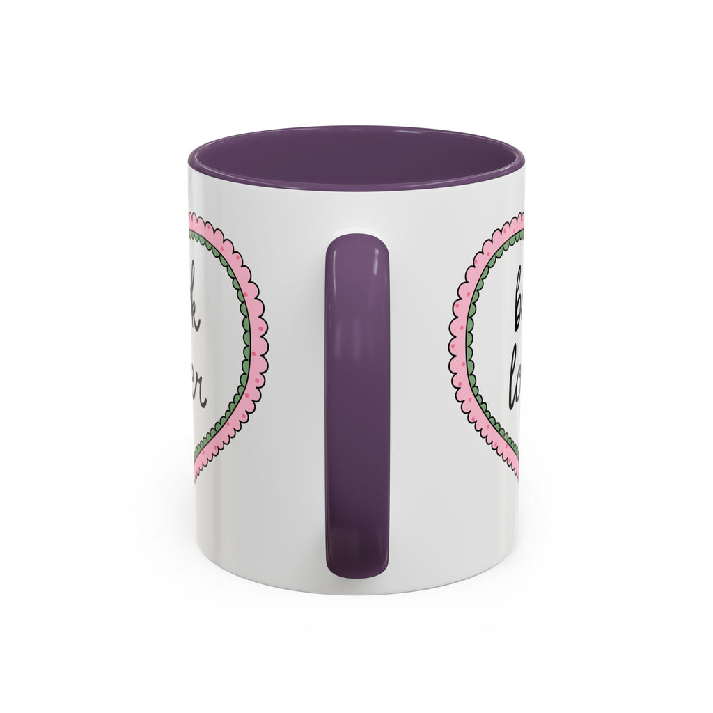 Book Lover Coffee Mug with Heart