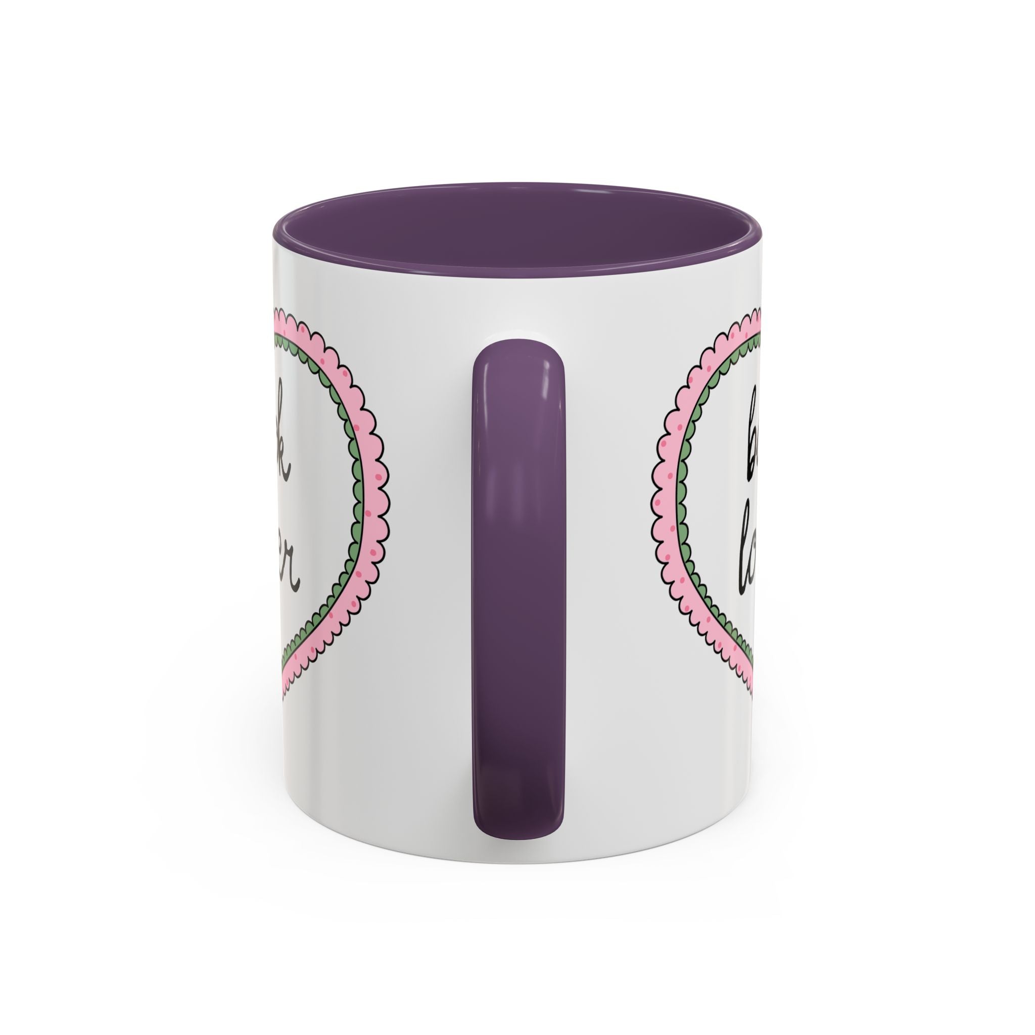 Book Lover Coffee Mug with Heart
