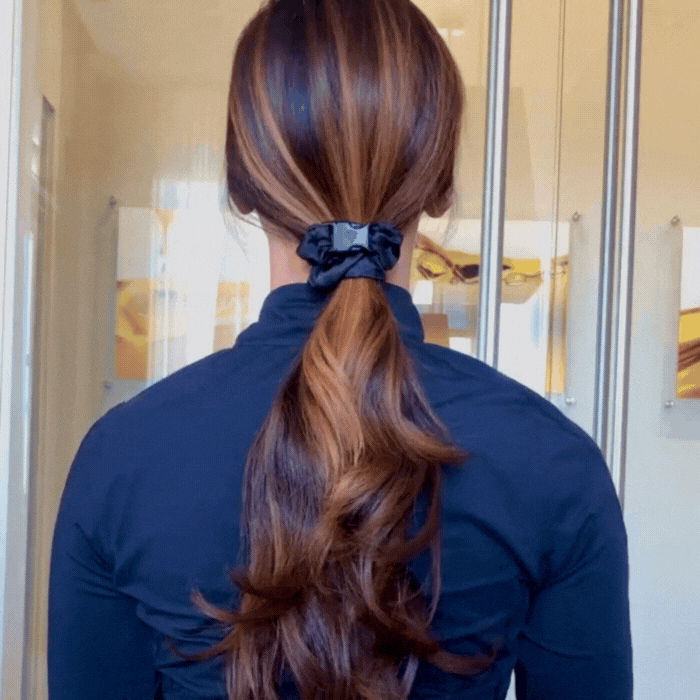 Buckle Scrunchie - Vibrant Solid Colors - No Snagging, No Tangles