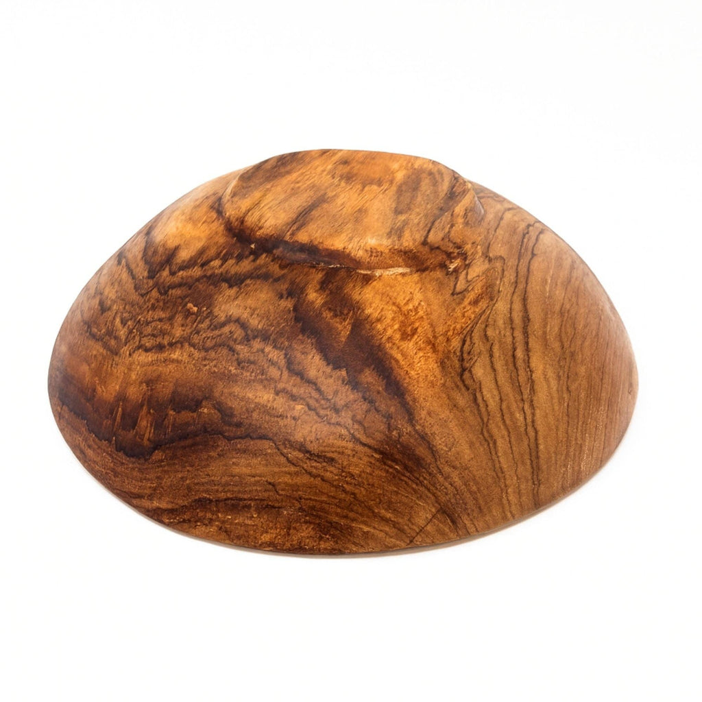 Olive Wood Round Divided Serving Platter