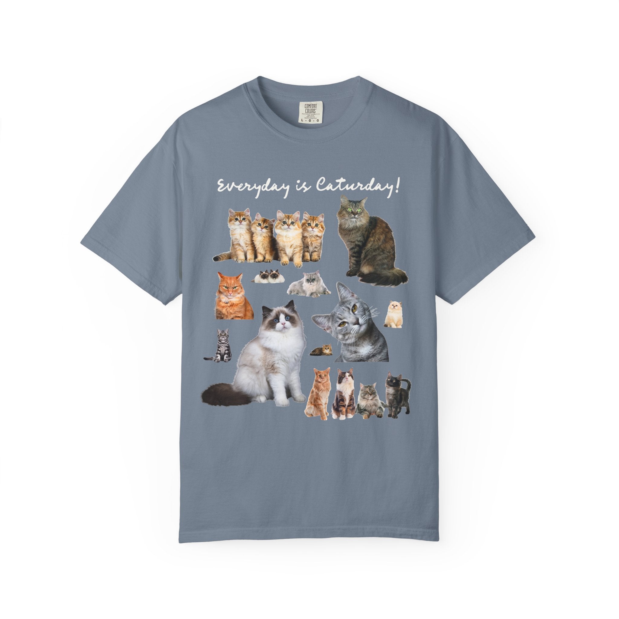 Cat Lover T-Shirt with Photos of Kittens and Cats