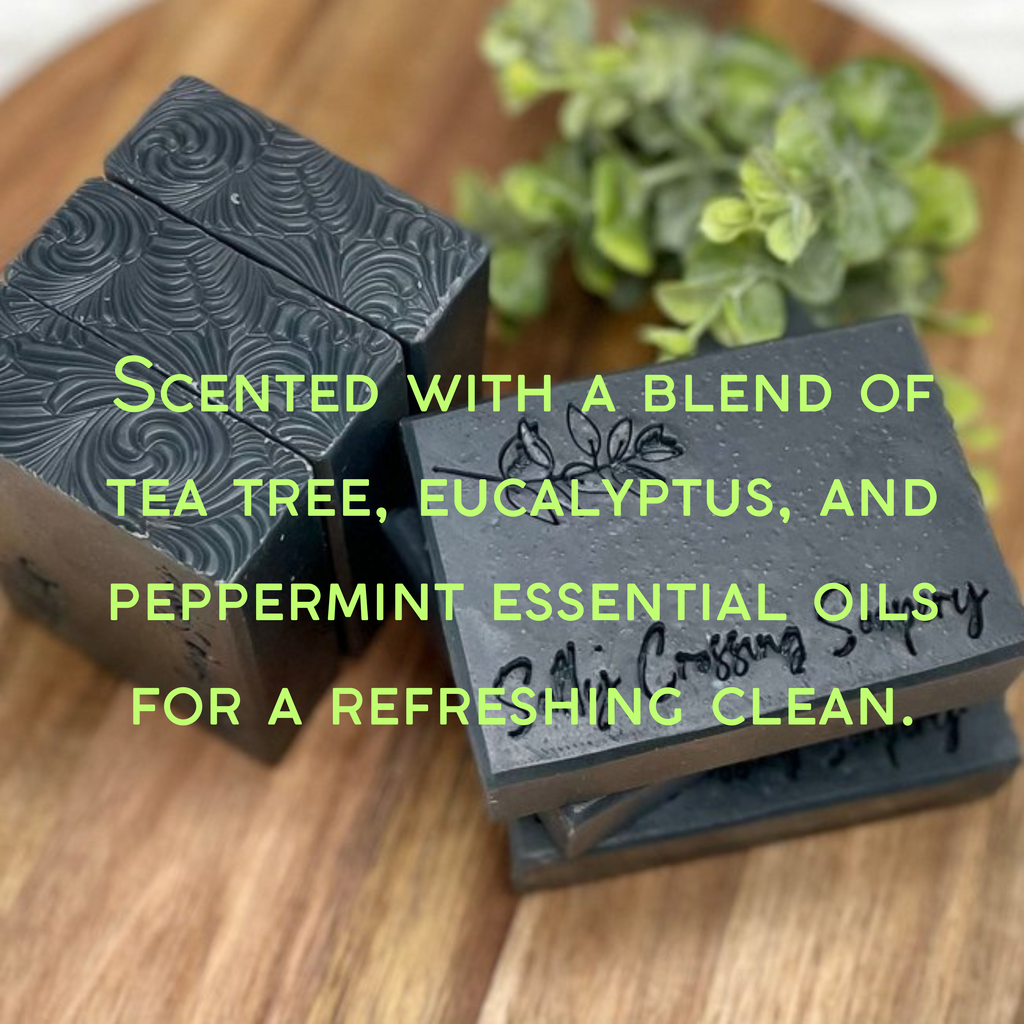 Charcoal & Tea Tree Soap Bar with Goat Milk