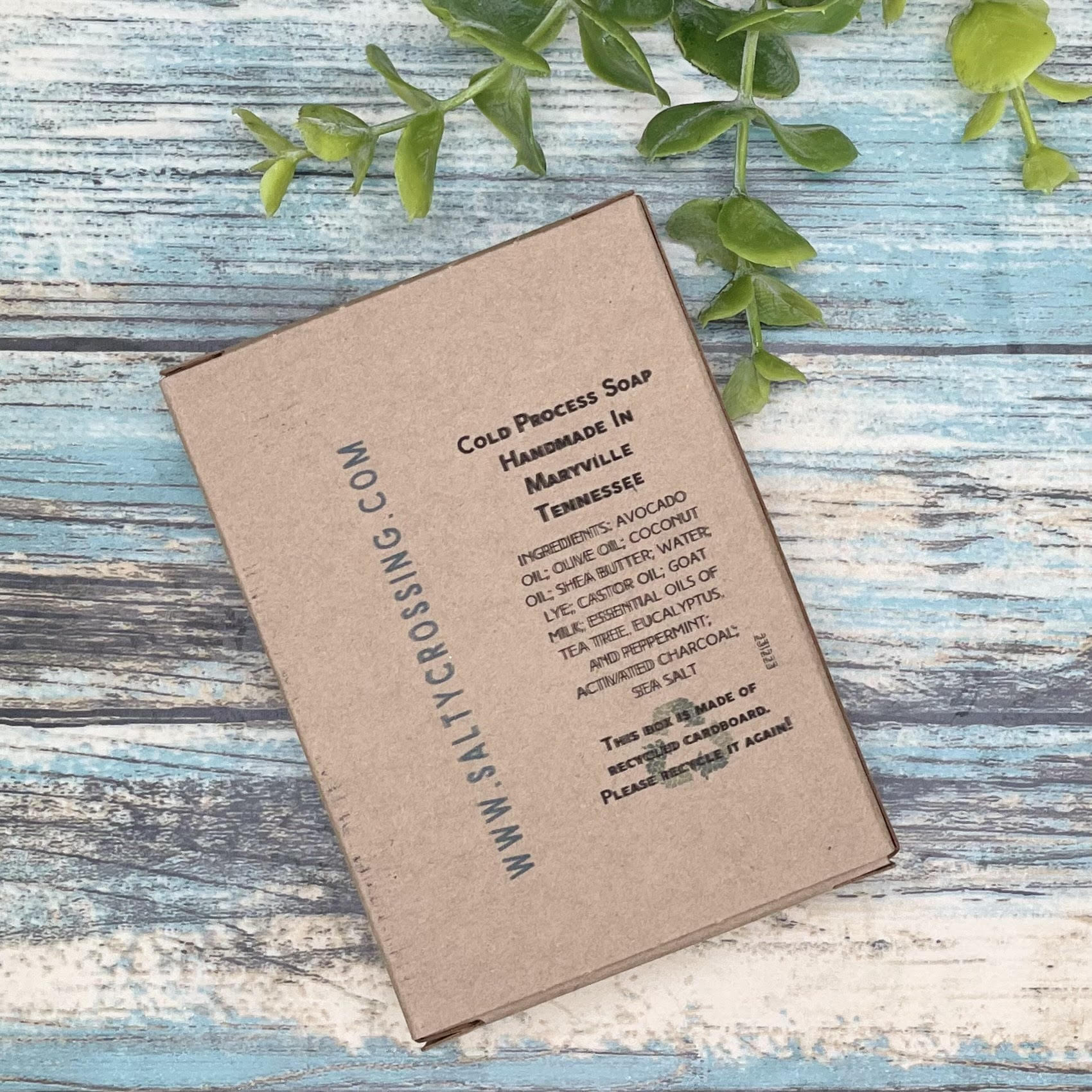 Charcoal & Tea Tree Soap Bar with Goat Milk