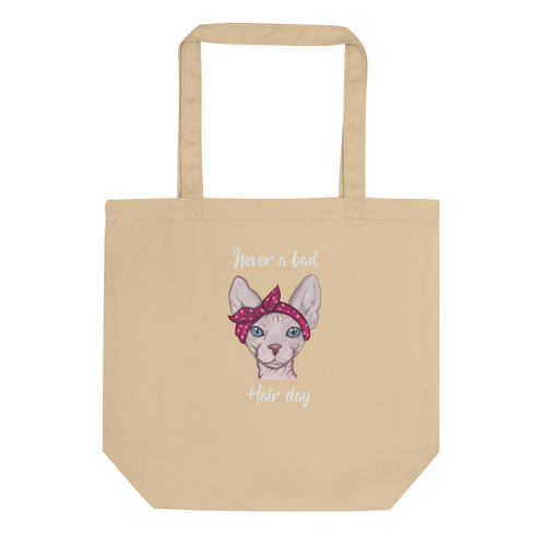 "NEVER A BAD HAIR DAY" ECO TOTE