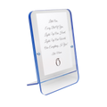 LELLOBABY™ - Acrylic Picture Frame Blue Border (For 4" x 6" Vertical Photos)