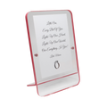LELLOBABY™ - Acrylic Picture Frame Pink Border (For 4" x 6" Vertical Photos)