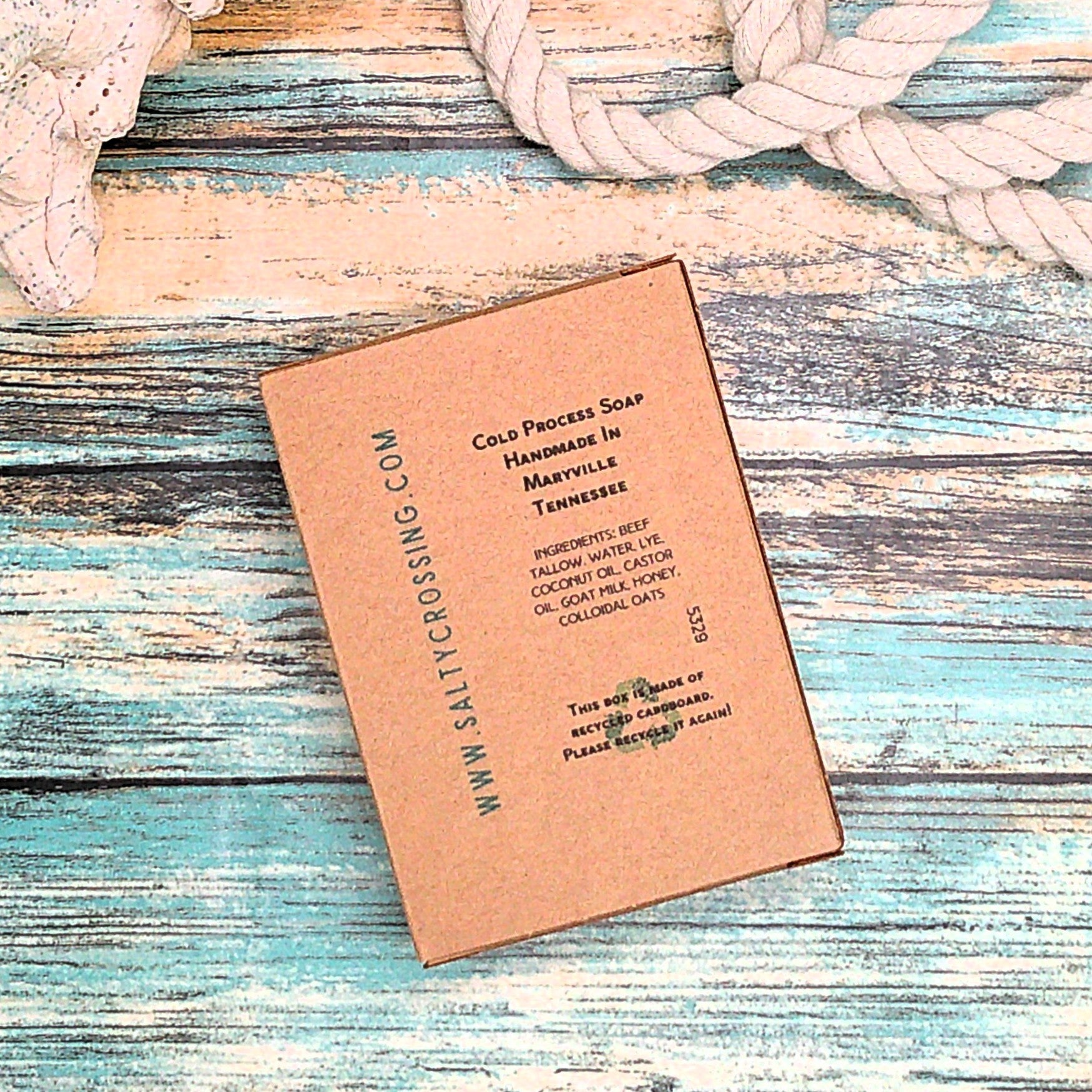 Honey & Oats Soap Bar with Tallow and Goat Milk