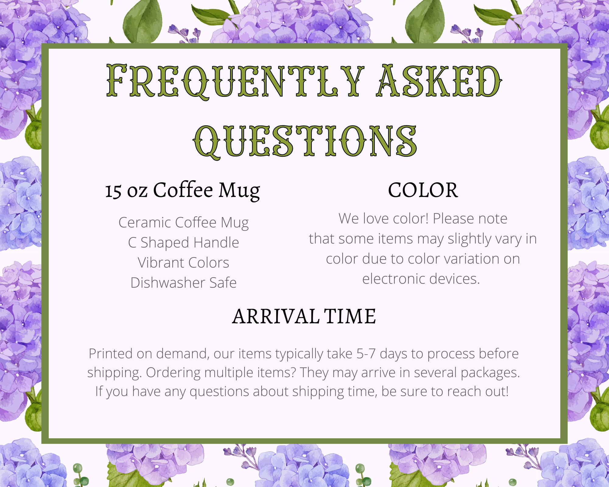 Bride To Be Floral Coffee Mug: 15 Oz Coffee Mug