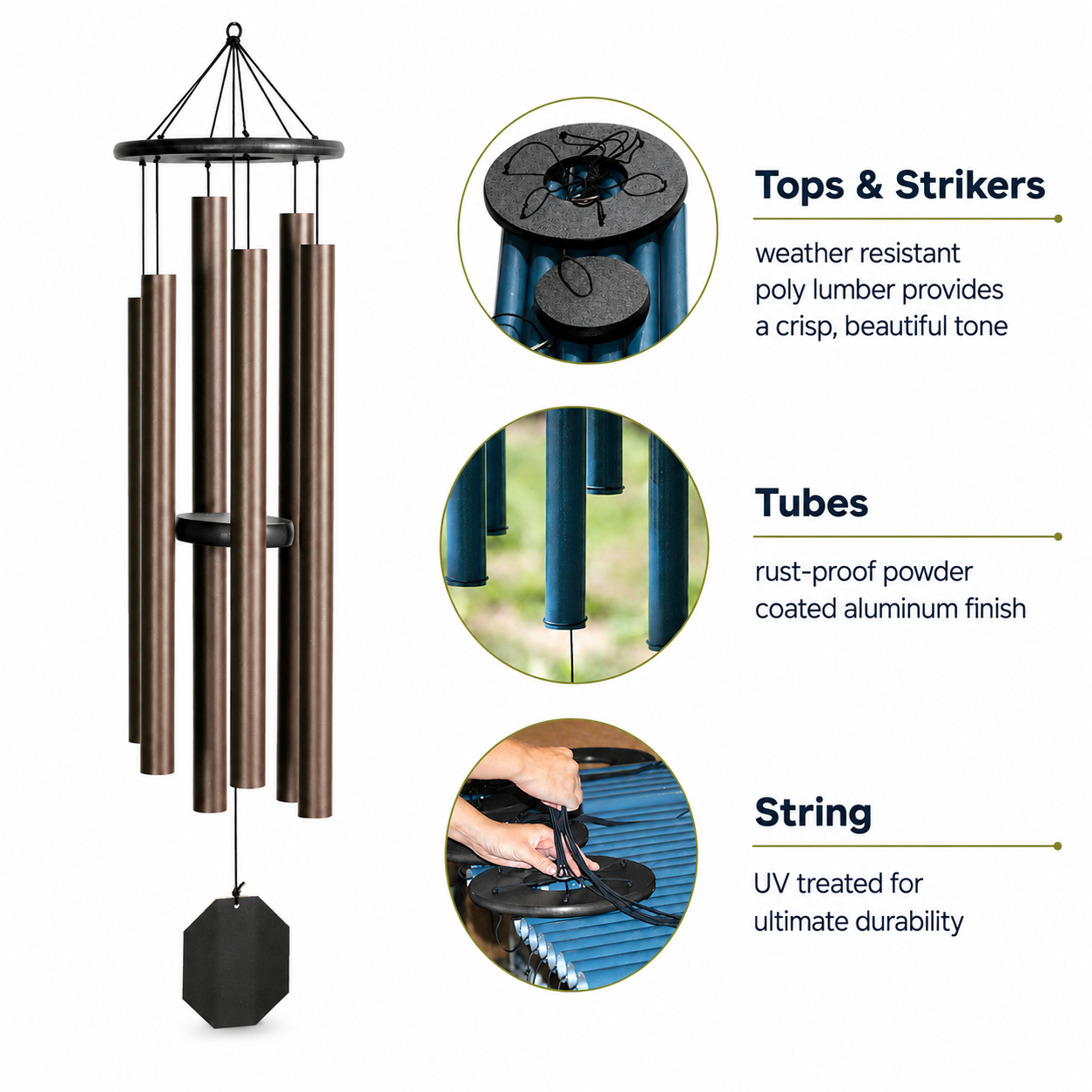 Garden Gate Chorus Series Wind Chimes