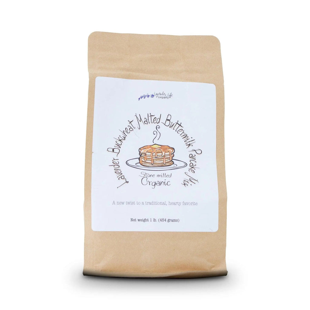 Lavender Buckwheat Malted Buttermilk Pancake Mix