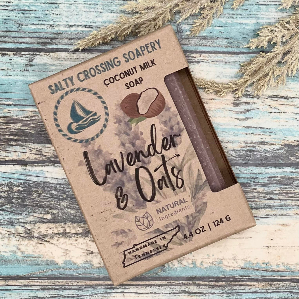 Lavender & Oats Soap Bar with Coconut Milk