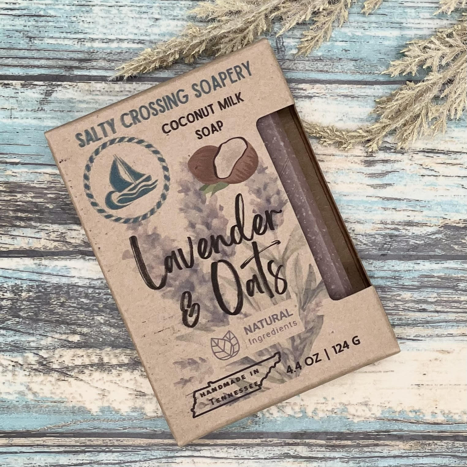 Lavender & Oats Soap Bar with Coconut Milk