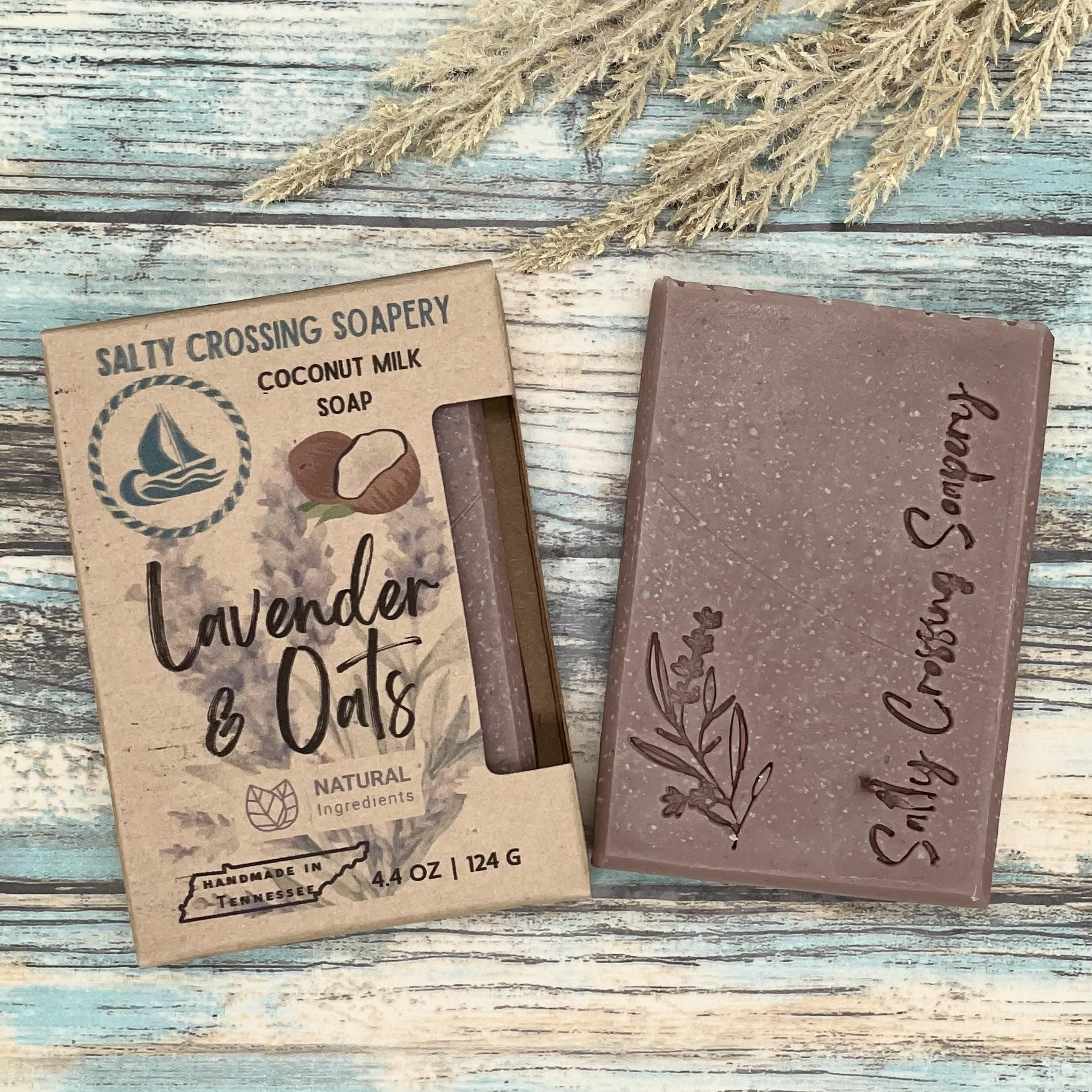 Lavender & Oats Soap Bar with Coconut Milk