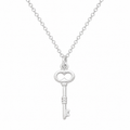 Sterling Silver Key Necklace